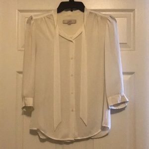 Loft- Long sleeve, flowy ,button down